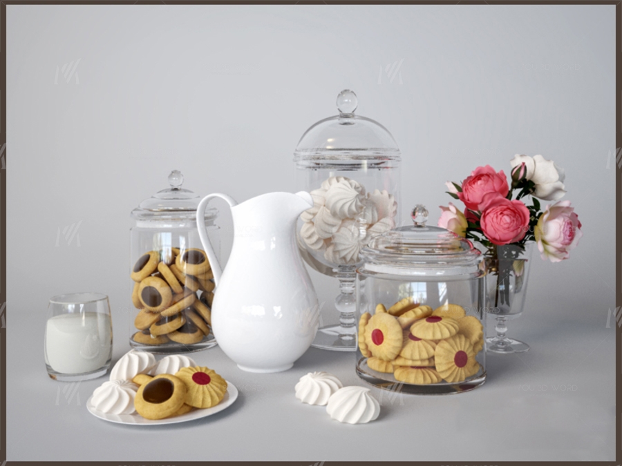 Sweets with milk 